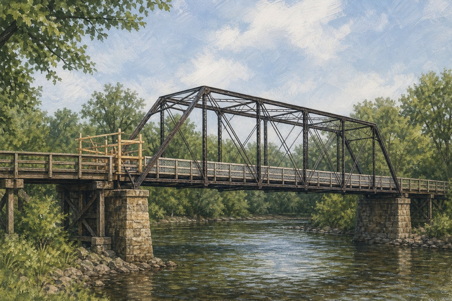 Hanover Bridge undergoing emergency repairs