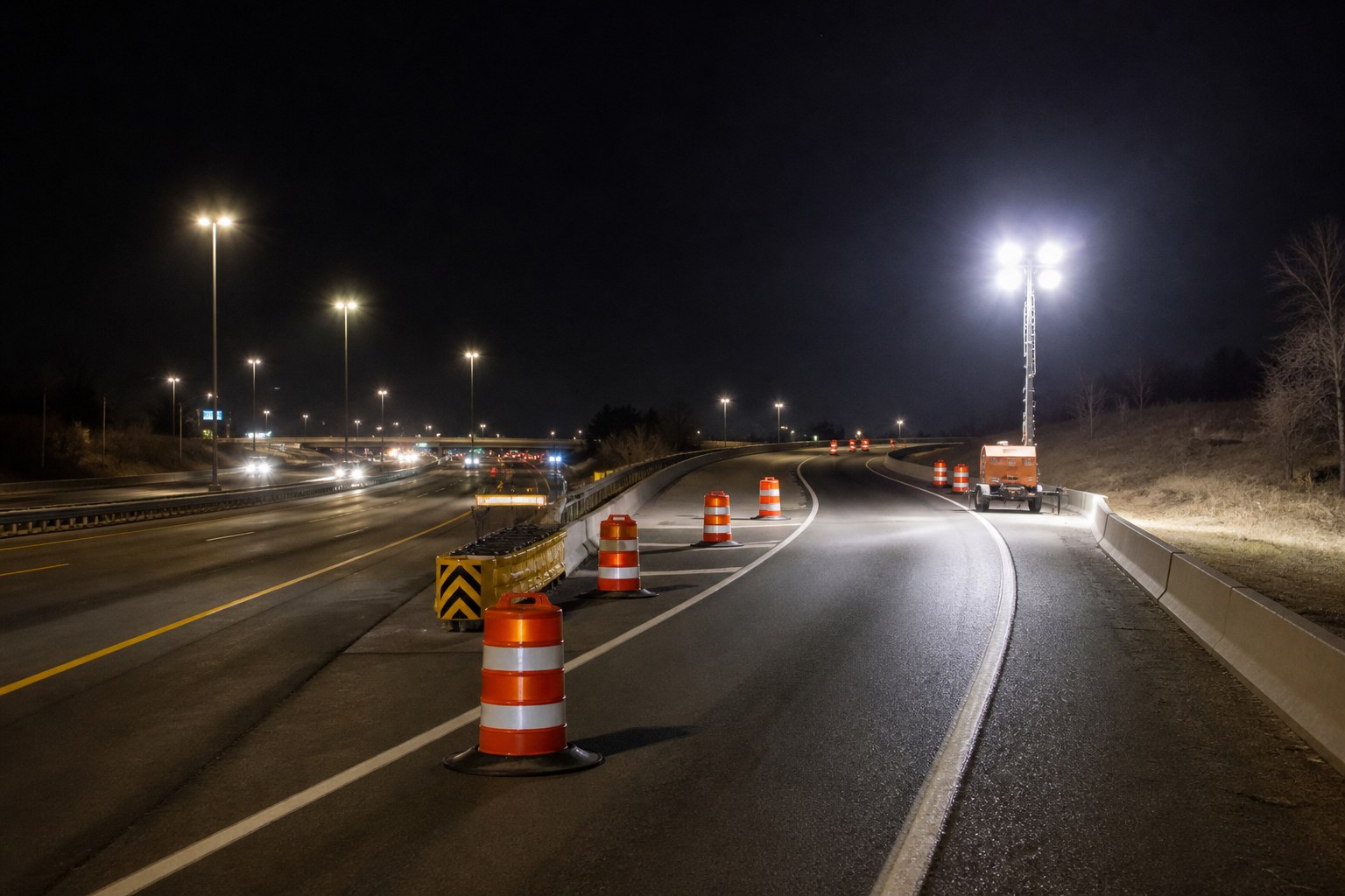 🚧 US 169 SB: NIGHT TIME CONSTRUCTION WORK